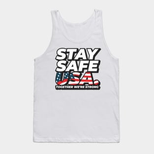 Stay Safe USA. Tank Top